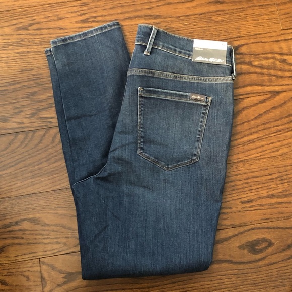 EDDIE BAUER High Rise Slightly Curvy High Rise Skinny Jeans Sz 14 NWT - Picture 5 of 11